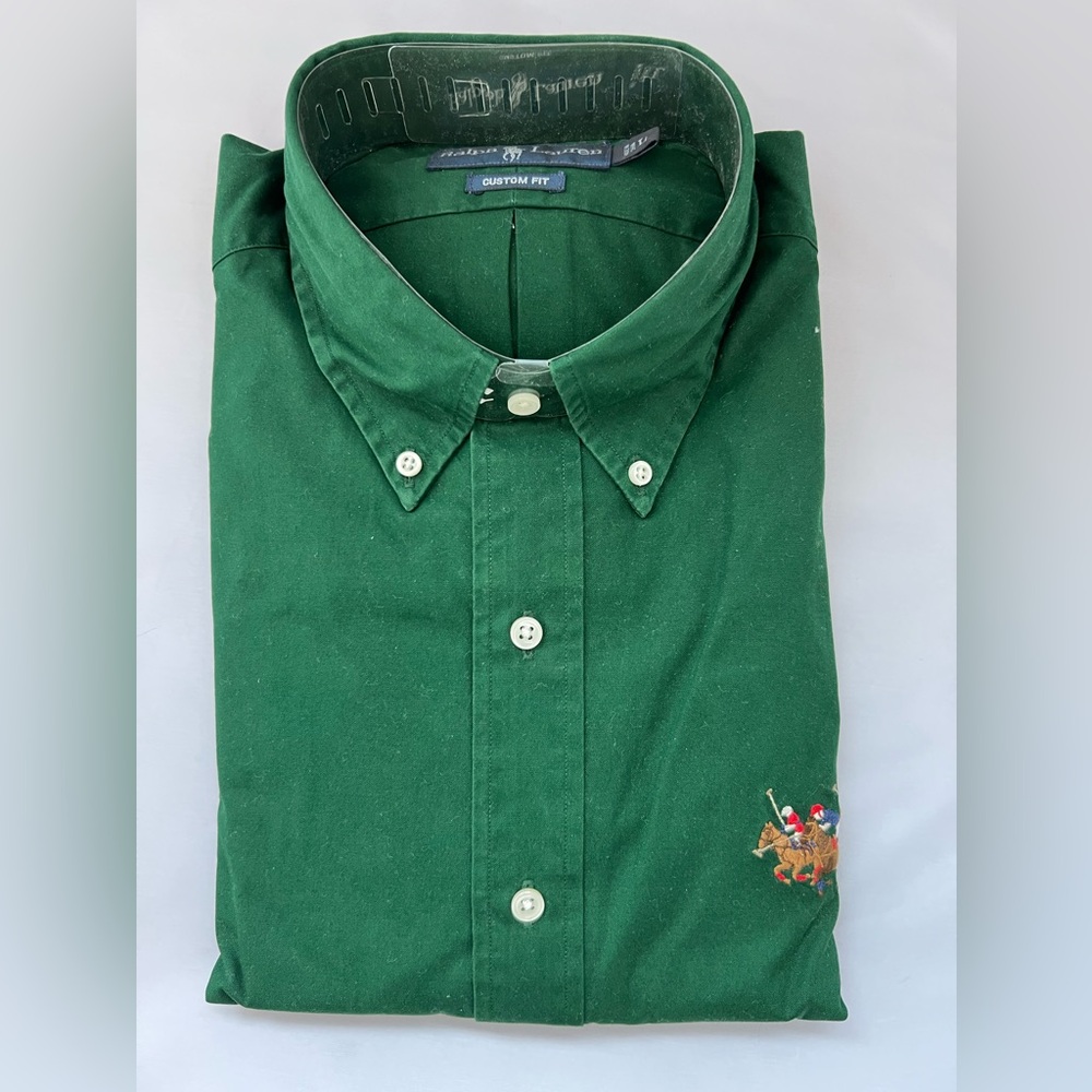 Polo by Ralph Lauren Green Dress Shirt